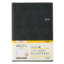 Load image into Gallery viewer, JMAM Japan Management Association Management Center 2026 April Start Planner A5 9681 NOLTY Access A5-1 Black 2026 Efficiency Diary Simple Business Journal Schedule Book Timekeeper of Planners :9784800546142