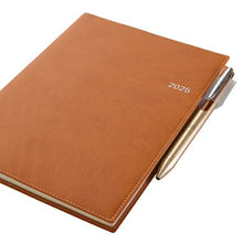 Load image into Gallery viewer, JMAM Japan Management Association Management Center 2026 April Start Diary A5 9690 NOLTY Access A5-4 Camel 2026 Nohritsu Diary Simple Business Diary Schedule Book Diary Timekeeper :9784800546227