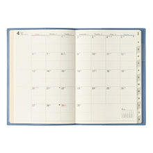 Load image into Gallery viewer, JMAM Japan Management Association Management Center 2026 April Start Planner B6 9697 NOLTY Access Monthly Sunday Start Blue 2026 Efficiency Diary Simple Business Diary Schedule Book Planner Timekeeper :9784471718657