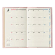 Load image into Gallery viewer, JMAM Japan Management Association Management Center 2025 April (starts March 2025) Planner Shinsho 9953 Lumiere Tappuri Slim-i Sunday Pink 2025 Noritsu NOLTY PAYGEM Calendar Business Diary Household Ledger Schedule Book Techo no Timey: 9784800539953