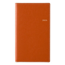 Load image into Gallery viewer, JMAM Japan Management Association Management Center 2026 January Start Planner A6 1505 Weekly NOLTY Pocket Casual 1 Orange 2026 Efficiency Diary Simple Business Schedule Book Planner Timekeeper :9784820734017