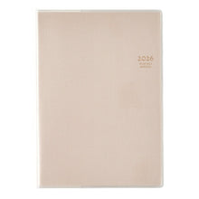 Load image into Gallery viewer, JMAM 日本能率協会マネジメントセンター 2026 1月始まり 手帳 B6 2636 NOLTY ノルティ マンスリーB6-i 日曜 ベージュ 2026年 能率 ダイアリー シンプル ビジネス スケジュール帳 手帳のタイムキーパー :9784800509499