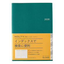画像をギャラリービューアに読み込む, JMAM 日本能率協会マネジメントセンター 2026 1月始まり 手帳 A5 6468 ウィークリー NOLTY ノルティ アクセスA5-3 グリーン 2026年 能率 ダイアリー シンプル ビジネス スケジュール帳 手帳のタイムキーパー :9784800556455