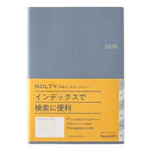Load image into Gallery viewer, JMAM Japan Management Association Management Center 2026 January Start Planner A5 6469 Weekly NOLTY Access A5-4 Blue 2026 Nohritsu Diary Simple Business Schedule Book Timekeeper for Planners :9784800549426