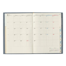 Load image into Gallery viewer, JMAM Japan Management Association Management Center 2026 January Start Planner A5 6469 Weekly NOLTY Access A5-4 Blue 2026 Nohritsu Diary Simple Business Schedule Book Timekeeper for Planners :9784800549426