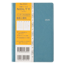 Load image into Gallery viewer, JMAM 日本能率協会マネジメントセンター 2026 1月始まり 手帳 A6 2023 ウィークリー NOLTY ノルティ キャレルA6バーチカル 1 ブルー 2026年 能率 ダイアリー シンプル ビジネス スケジュール帳 手帳のタイムキーパー :9784820737490