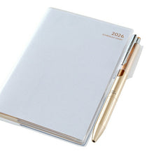 Load image into Gallery viewer, JMAM Japan Management Association Management Center 2026 January Start Planner A6 2617 NOLTY Monthly Slim-i Monday Light Blue 2026 Efficiency Diary Simple Business Schedule Book Planner Timekeeper: 9784800562128