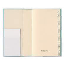 Load image into Gallery viewer, JMAM 日本能率協会マネジメントセンター 2026 1月始まり 手帳 A6 2624 NOLTY ノルティ マンスリー スリム-i 日曜 ターコイズ 2026年 能率 ダイアリー シンプル ビジネス 日記 家計簿 スケジュール帳 手帳のタイムキーパー :9784800528414