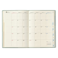 Load image into Gallery viewer, JMAM Japan Management Association Management Center 2026 January Start Planner B6 6478 NOLTY Access Depot B6 Monthly Sunday Start Matcha 2026 E-fficency Diary Simple Business Schedule Book Diary Timekeeper :9784800537379