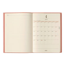 Load image into Gallery viewer, JMAM Japan Management Association Management Center 2026 January Start Planner A5 7133 NOLTY Memory 3 Pink 2026 Efficiency Diary Simple Business Journal Household Ledger Schedule Planner Timekeeper :9784820738046