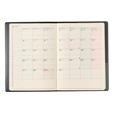 Load image into Gallery viewer, JMAM Japan Management Association Management Center 2026 January Start Planner A6 7231 Monthly NOLTY Memory Pocket 3 Black 2026 Efficiency Diary Simple Business Schedule Book Planner Timekeeper: 9784800501394
