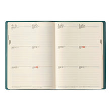 Load image into Gallery viewer, JMAM Japan Management Association Management Center 2026 January Start Planner A5 7330 NOLTY Nolty Memory 3-Year Diary Blue-Green 2026 Nōritsu Diary Simple Business Diary Schedule Book Timekeeper for Planners :9784820734826