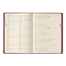 Load image into Gallery viewer, JMAM Japan Management Association Management Center 2026 January Start Planner A5 7331 NOLTY Memory 3-Year Diary Red 2026 Efficiency Diary Simple Business Schedule Book Planner Timekeeper :9784820738084