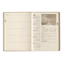 Load image into Gallery viewer, JMAM Japan Management Association Management Center 2026 January Start Diary A5 7353 NOLTY NOLTY Memory 5-Year Journal Beige 2026 Nohritsu Diary Simple Business Schedule Book Diary Timekeeper :9784820738107