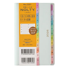 Load image into Gallery viewer, JMAM 日本能率協会マネジメントセンター 2026 1月始まり 手帳 A6 2201 PAGEM by NOLTY ノルティ ペイジェム ウィークリー コンパクト-i メモ 月曜 ライトブルー ダイアリー シンプル ビジネス スケジュール帳 手帳のタイムキーパー :9784800531032