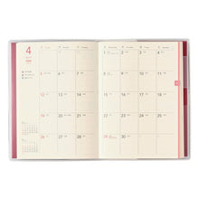 Load image into Gallery viewer, JMAM Japan Management Association Management Center 2026 January Start Diary B7 8502 PAGEM by NOLTY Memory Diary Red 2026 Efficiency Diary Simple Business Schedule Book Diary Timekeeper :9784800531780