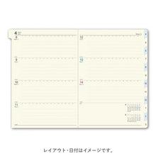 Load image into Gallery viewer, JMAM Japan Management Association Management Center 2026 April Start Techo B6 9086 NOLTY NOLTY CAREL B6 Week 1 Black 2026 Efficiency Diary Simple Business Schedule Book Techo no Timekeeper :9784820758389