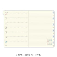 Load image into Gallery viewer, JMAM Japan Management Association Management Center 2026 April Start Planner B6 9094 NOLTY CAREL B6 Week 3 Sunday Start Green 2026 Efficiency Diary Simple Business Schedule Book Planner Timekeeper: 9784820736004
