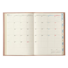 Load image into Gallery viewer, JMAM Japan Management Association Management Center 2026 April Start Planner A5 9684 NOLTY Access A5-5 Pink Beige 2026 Efficiency Diary Simple Business Journal Schedule Book Planner Timekeeper: 9784800546173