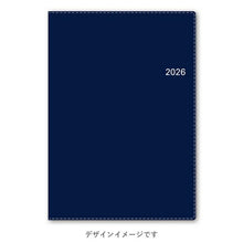 Load image into Gallery viewer, JMAM Japan Management Association Management Center 2026 April Start Planner A5 9687 Weekly NOLTY Access A5-3 Navy 2026 Efficiency Diary Simple Business Schedule Book Planner Timekeeper :9784820737810