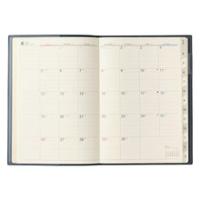 Load image into Gallery viewer, JMAM Japan Management Association Management Center 2026 April Start Planner A5 9693 NOLTY Access Monthly Sunday Start Navy 2026 Efficiency Diary Simple Business Diary Schedule Book Timekeeper of Planners :9784800532831