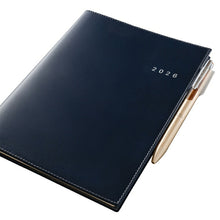 Load image into Gallery viewer, JMAM Japan Management Association Management Center 2026 April Start Planner A5 9693 NOLTY Access Monthly Sunday Start Navy 2026 Efficiency Diary Simple Business Diary Schedule Book Timekeeper of Planners :9784800532831