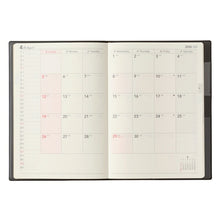 Load image into Gallery viewer, JMAM Japan Management Association Management Center 2026 April Start Planner B6 9894 NOLTY Eclat B6-5 Sunday Start Dark Gray 2026 Efficiency Diary Simple Business Diary Schedule Book Planner Time Keeper: 9784820758419
