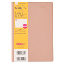 画像をギャラリービューアに読み込む, #9898NOLTYエクリB6-5日曜始まり ピンクベージュ :9784800587657