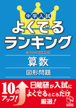 画像をギャラリービューアに読み込む, #日能研教務部 #中学入試よくでるランキング算数図形問