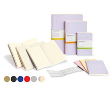 画像をギャラリービューアに読み込む, 【訳アリ廃版商品、一部日焼け跡あり。MOLESKINE モレスキン(モールスキン) ノート カイエ プレーン / XL / 3色パステル メモ 連絡 A5 変型 :9784863734418