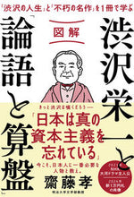 Load image into Gallery viewer, #齋藤 孝 #図解 渋沢栄一と「論語と算盤」 : サイトウタカシ : Illustrated Eiichi Shibusawa and “Analects and Abacus” : Takashi Saito : 9784866800868