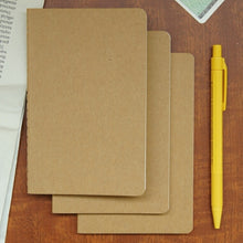 Load image into Gallery viewer, 【訳アリ廃版商品、一部日焼け跡あり。】 MOLESKINE モレスキン(モールスキン) ノート A6 プレーンノート(無地) 3冊セット / ポケット / 茶 a6 :9784903799254