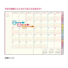 Load image into Gallery viewer, 【SALE価格★】KUTSUWA クツワ 2024年 12月始まり 2025年 1月始まり 手帳 2025 週間バーティカル式(バーチカル) B6 時間割り手帳 ミッフィー スヌーピー グッズ 大人 向け ノート 家計簿 大人かわいい かわいい 手帳カバー スケジュール帳 手帳の :9784800502490