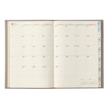 Load image into Gallery viewer, JMAM Japan Management Association Management Center 2026 April Start Planner A5 9685 NOLTY Access A5-2 Gray 2026 Efficiency Diary Simple Business Journal Schedule Book Planner Timekeeper :9784820734246