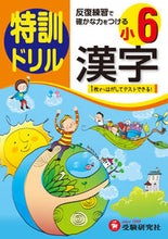 画像をギャラリービューアに読み込む, #小学6年 漢字 特訓ドリル :9784424203261