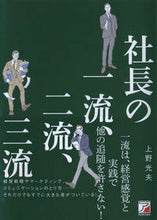 画像をギャラリービューアに読み込む, #上野光夫 #社長の一流、二流、三流