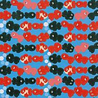 Load image into Gallery viewer, RYU-RYU リュリュ<BR> シール 約138mm×約900mm<BR>リュリュ/サークルシール金魚<BR>【スケジュール帳・手帳のタイムキーパー】 :4510180235407
