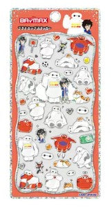 ディズニー プチドロップステッカー ベイマックス カミオジャパン 306598 / 金箔 箔押し シール ステッカー ぷっくり 立体 ヒロ モチ 猫 ケアロボット キャラクター グッズ 手帳 デコ スケジュール 日記 お手紙 かわいい ギフト プレゼント 4550433065986