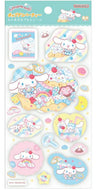 ＃サンスター文具 ポップデコパーティー わたあめカプセルシール シナモロール 4901770037929 sun-star SANRIO サンリオ キャラクター ステッカー シャカシャカ ぷっくり シナモン スイーツ