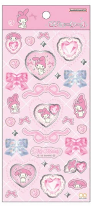 ＃サンスター文具 ビジューシール マイメロディ ピンク 4901770037097