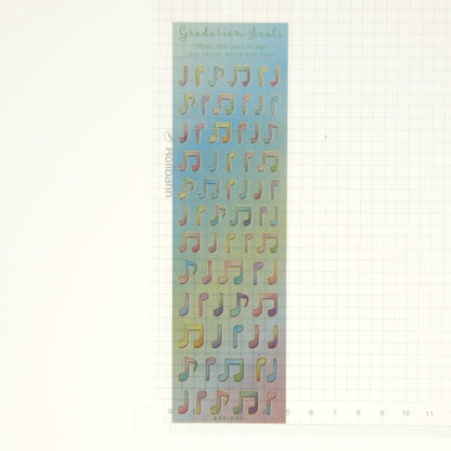 ＃グラデーションシール音符 : RYU-RYU : Gradation seal musical note : 4510180236336