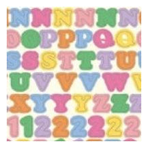 Load image into Gallery viewer, Circle Seal Basic Alphabet Alphabet &amp; Numbers 201 stickers ABC abc letters English colorful circle seal round cute pop learning name sticker :4510180237159
