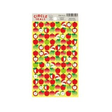 Load image into Gallery viewer, Circle Stickers - Basic Apple Design - 104 Stickers - Apple Fruit Round Cute Red Green Yellow Reward Stickers :4510180237203
