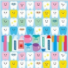 Load image into Gallery viewer, Circle Seals Basic Dental Toothbrush Design 98 Stickers Teeth Toothbrush Toothpaste Round Reward Seals Colorful: 4510180237258
