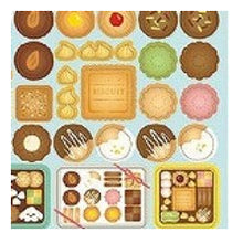 Load image into Gallery viewer, Circle Seals Basic Cookies Cookies &amp; Biscuits 110 Pieces Seals Biscuits Sables Jam Cookies Chocolate Cookies Sweets Cute Round Square :4510180237319
