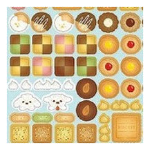 Load image into Gallery viewer, Circle Seals Basic Cookies Cookies &amp; Biscuits 110 Pieces Seals Biscuits Sables Jam Cookies Chocolate Cookies Sweets Cute Round Square :4510180237319
