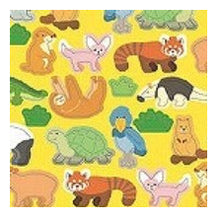 Load image into Gallery viewer, Circle Stickers Basic Rare Animals Stickers Animals Safari Zoo Colorful Cute :4510180237340
