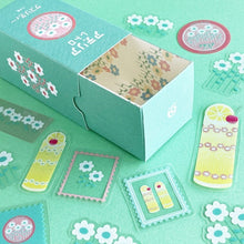 Load image into Gallery viewer, RYU RYU Ryu Ryu Seal Adelia Flake Seal Rhapsody Seal Book Lucky Bag Round Stylish Album Decoration Heart Lots of Stickers Smartphone Reward Flower Cute Schedule Book Diary Timekeeper :4510180244249
