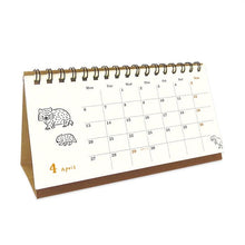 Load image into Gallery viewer, 26-Year Animal Parade Desktop Calendar: 4510180570638
