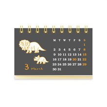 Load image into Gallery viewer, 2024 Business Card Size Calendar Dinosaur Parade :4510180570706
